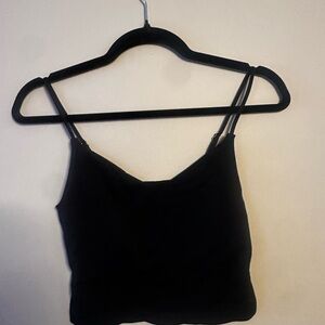 Anthropologie Black Bra Top